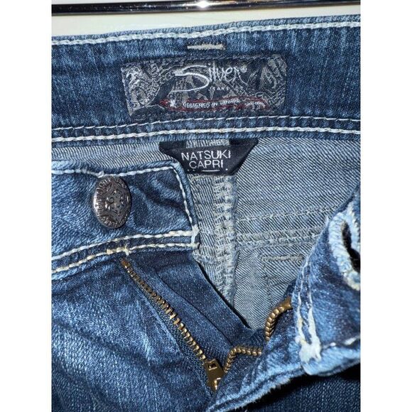 Silver Jeans Natsuki Capri Jeans Size 27 - Picture 7 of 15